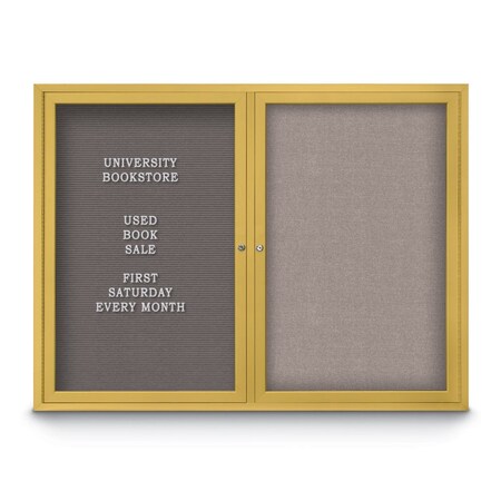 United Visual Products Corkboard, Amethyst/ Satin, 48" x 36" UV431H-SATIN-AMETHY